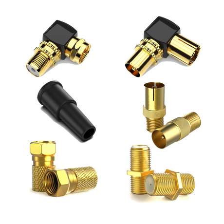 F-Stecker & Adapter für SAT- und TV-Anlagen – RedStar24