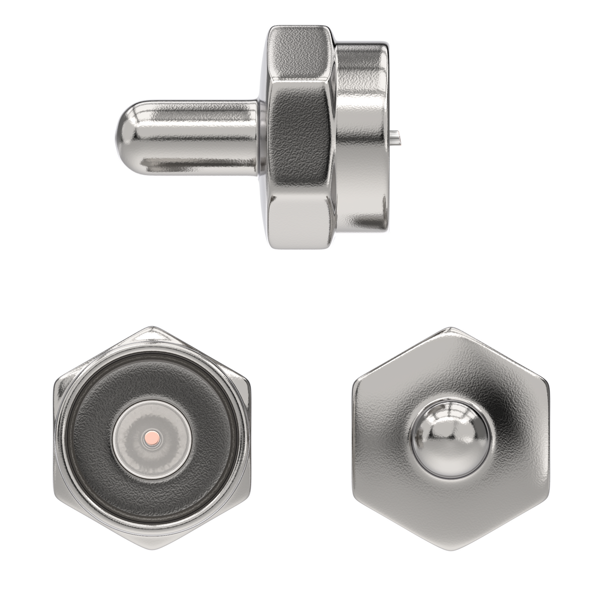 RedStar24 F-Abschlusswiderstand 75 Ohm – 10 Stück Set – Sat Koaxial Kabel Abschluss – Vollmetall, korrosionsgeschützt