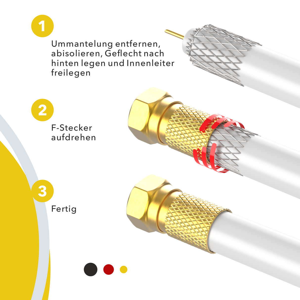 SAT Koaxialkabel HDTV 4K UHD – RedStar24 Qualitätskabel