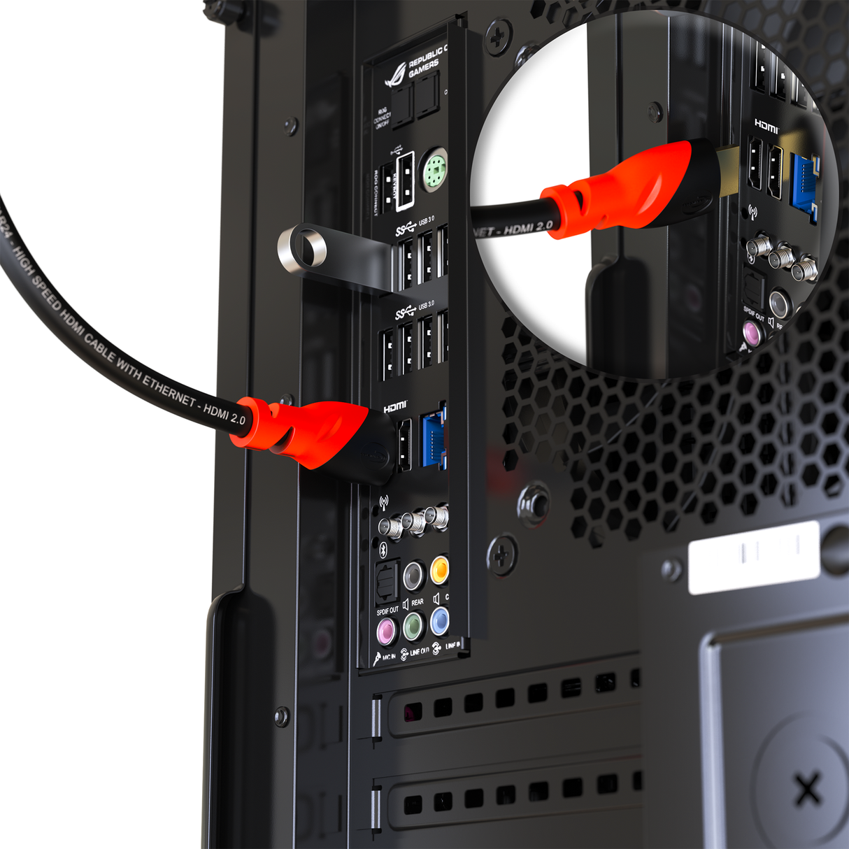 RedStar24 Premium HDMI Kabel – High Speed 14,4 GBit/s