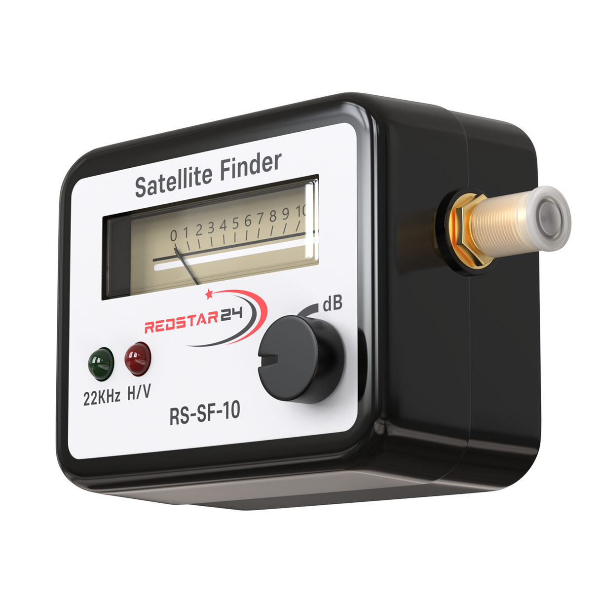 Kompakter SAT-Finder mit Dämpfungsregler – RedStar24 RS-SF-10
