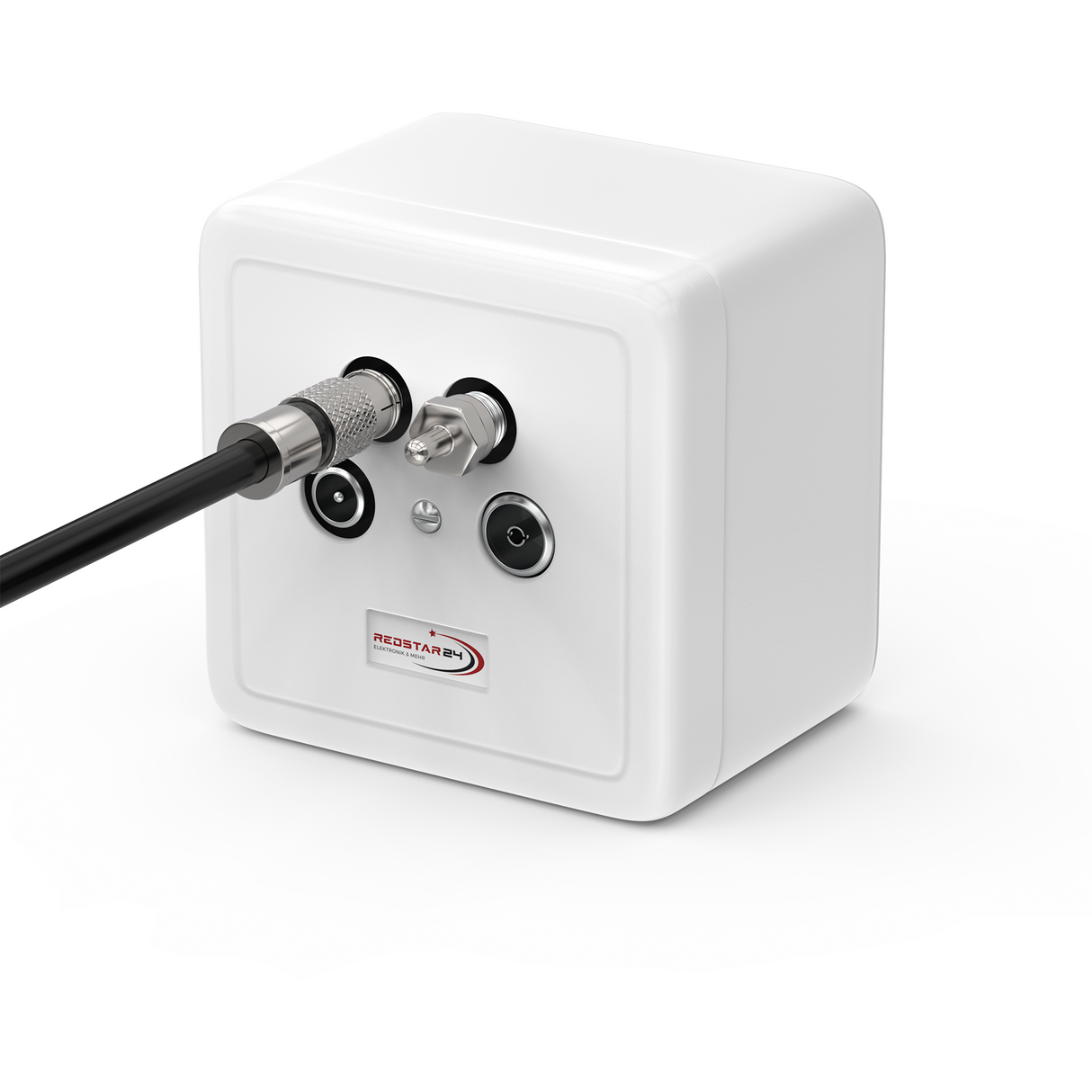 RedStar24 F-Abschlusswiderstand 75 Ohm – 10 Stück Set – Sat Koaxial Kabel Abschluss – Vollmetall, korrosionsgeschützt