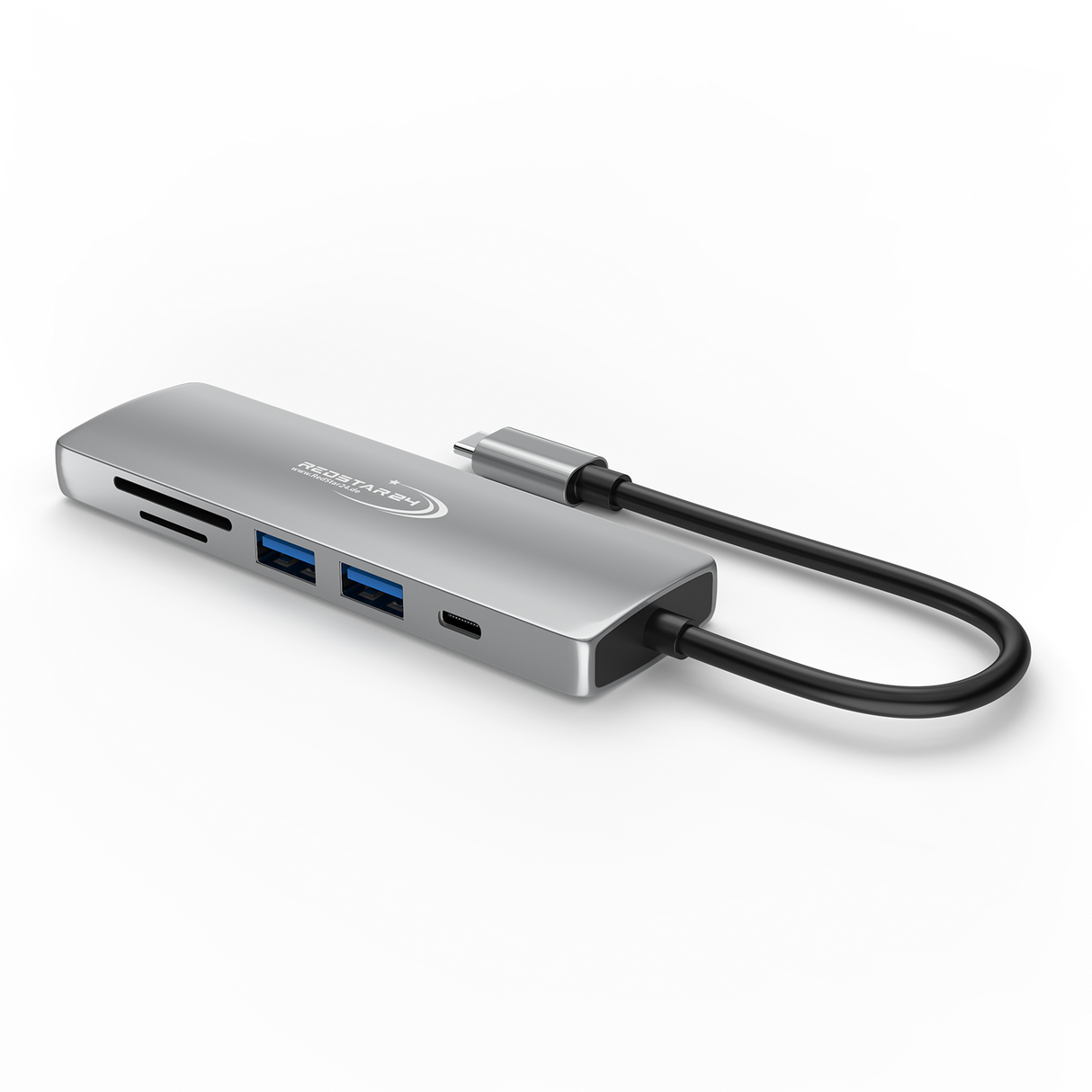 RedStar24 USB C Hub 6-in-1 – Perfekt für TV, Laptop, Tablet & Nintendo Switch