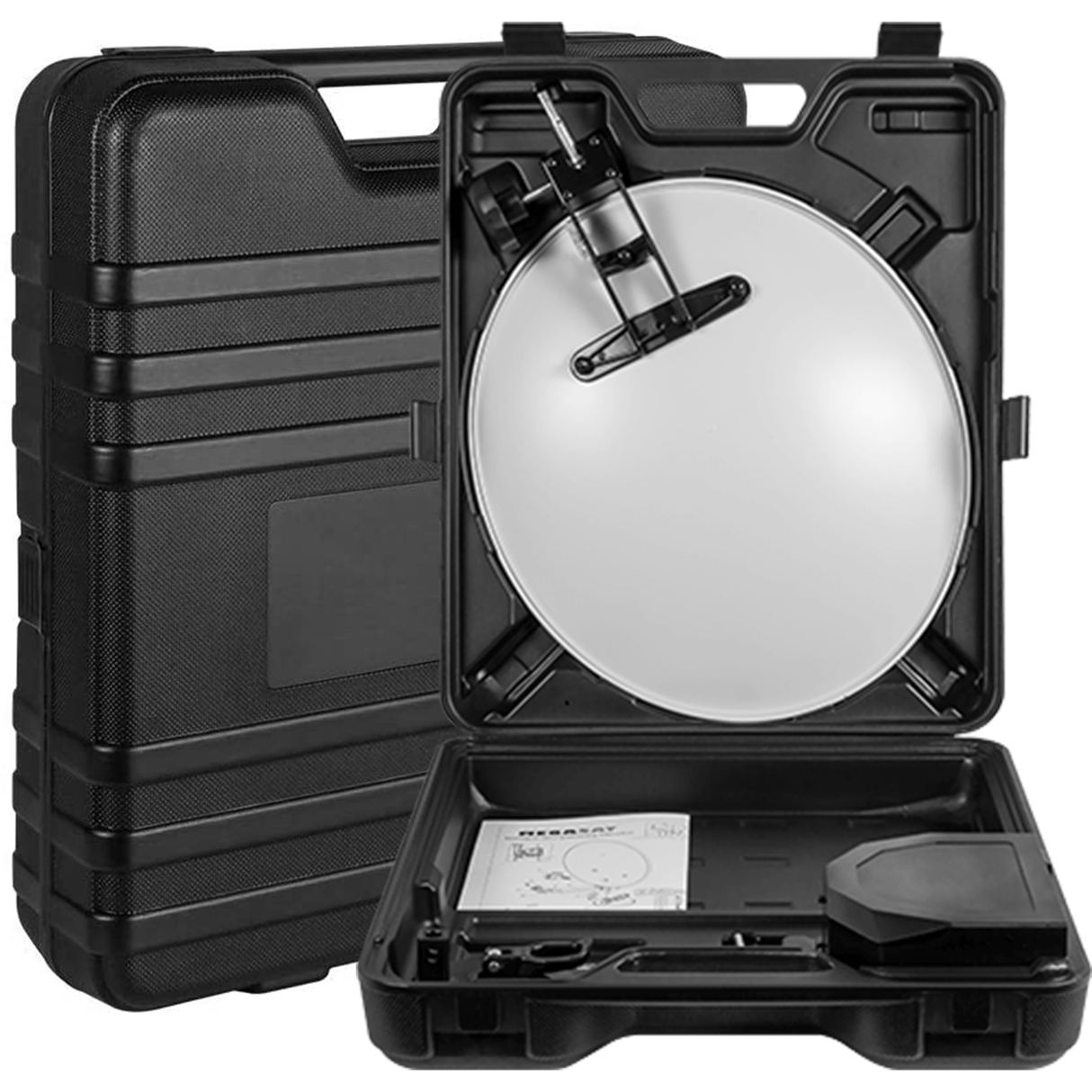 Mobile SAT Anlage für Camping und Wohnmobil mit Kabel und Saugfuß