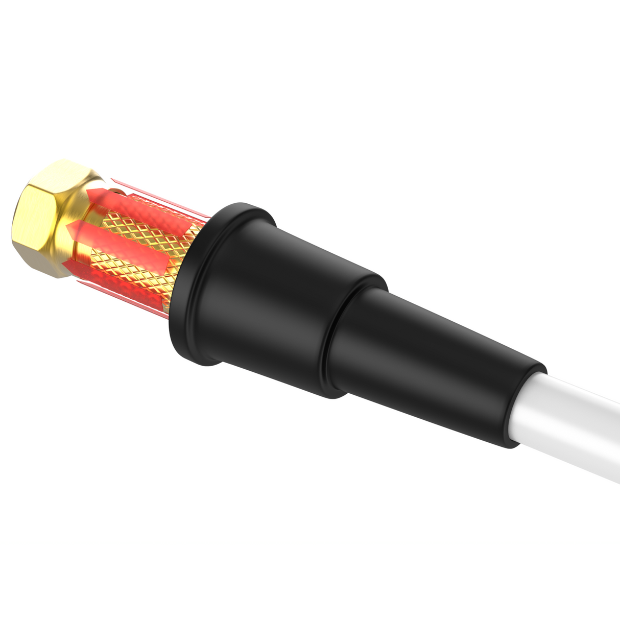 10x Gummitüllen Wasserschutz für F-Stecker – Wetterschutz für SAT Koaxialkabel & Verbindungen – UV-beständig