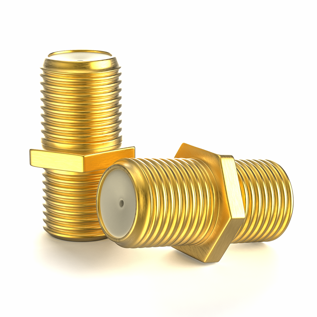 RedStar24 F-Verbinder vergoldet für SAT und Koaxialkabel