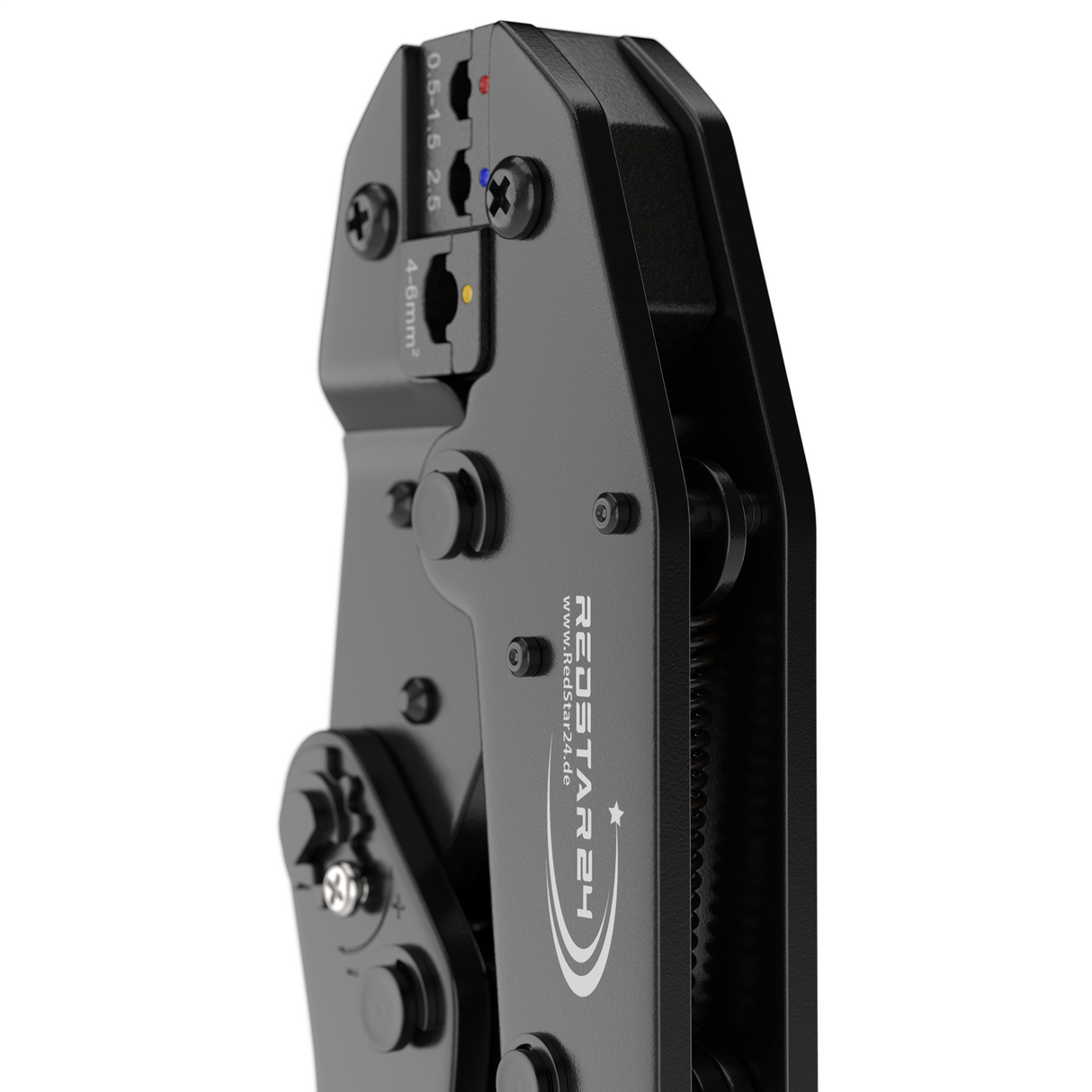 RedStar24 Crimpzange für Kabelschuhe 0,5–6mm² – Ratsche