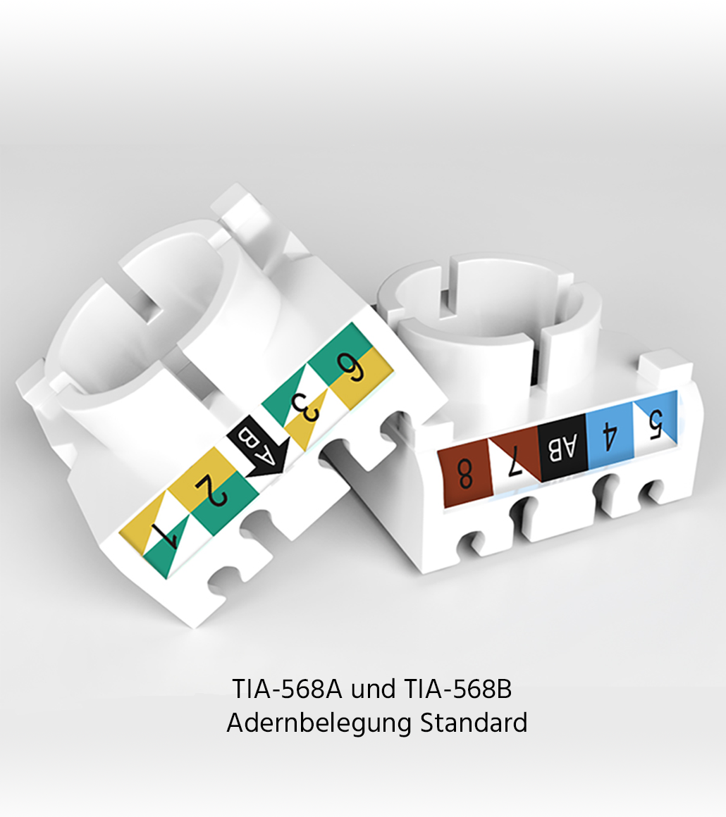 RJ45 Keystone Modul für Patchpanel & Netzwerkdosen – RedStar24