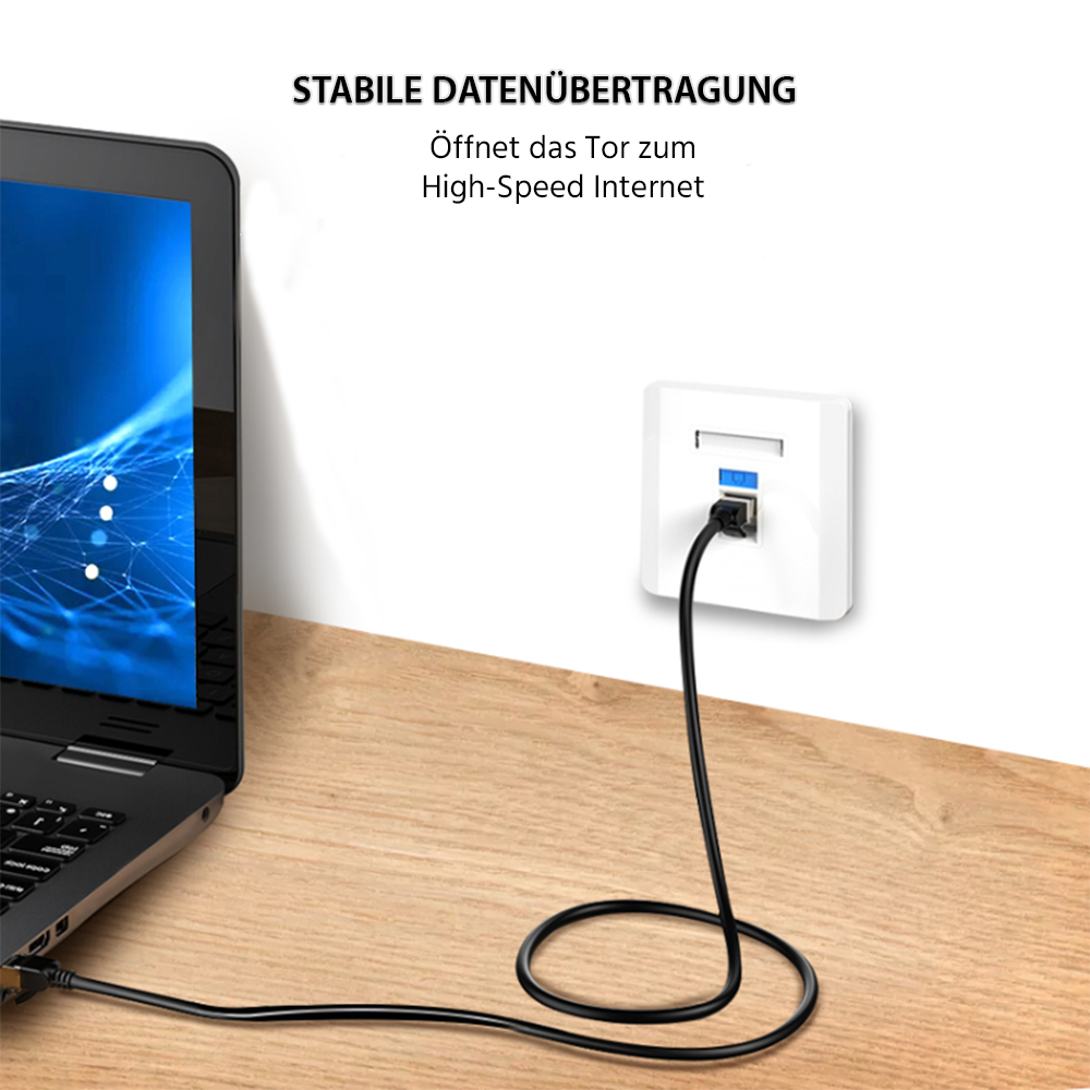 RJ45 Keystone Modul Cat.6A geschirmt – werkzeuglos – 1 bis 48 Stück Set – 10 Gbit/s LAN Modul | RedStar24