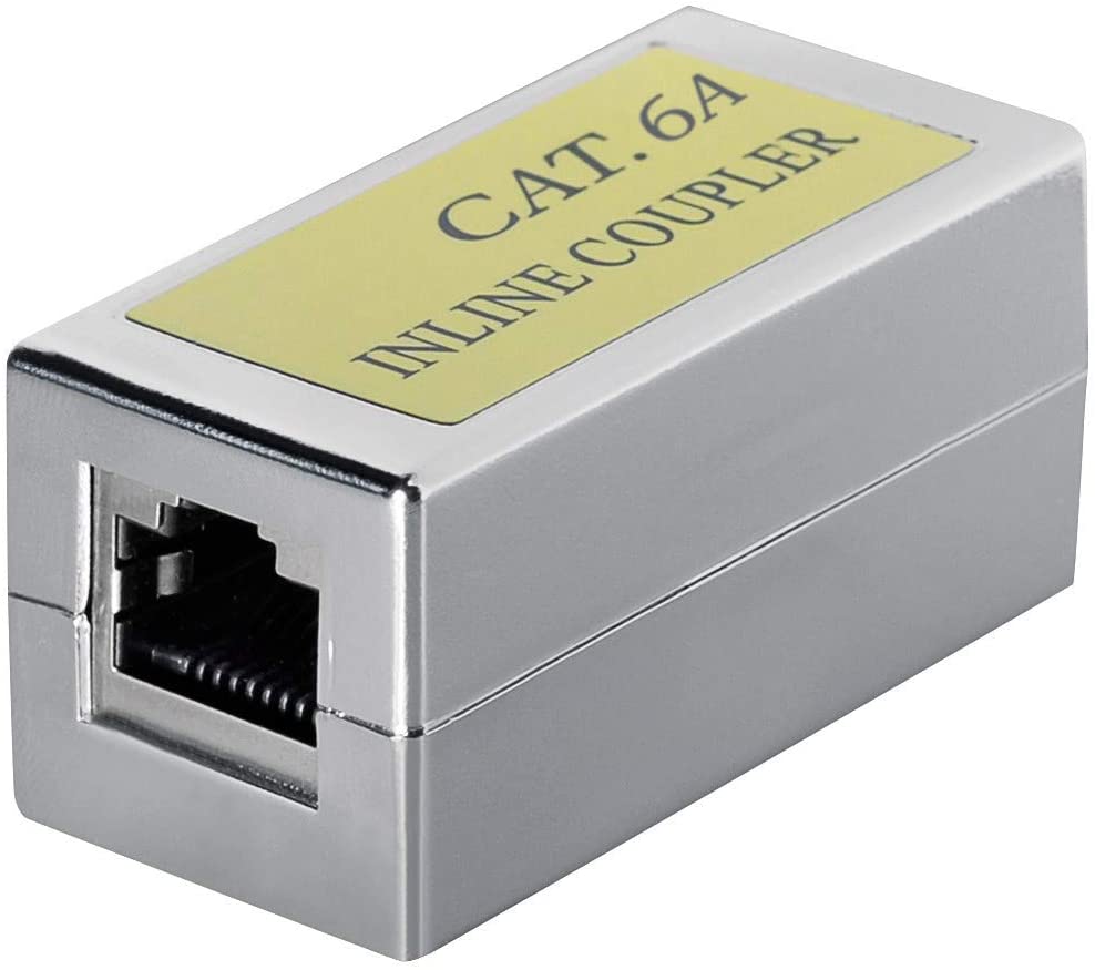 RedStar24 RJ45 Kupplung Cat.6A geschirmt – 1/2/3/4/6/8 Stück