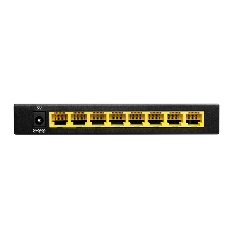 Kompakter 8-Port Gigabit Switch Metallgehäuse – LogiLink