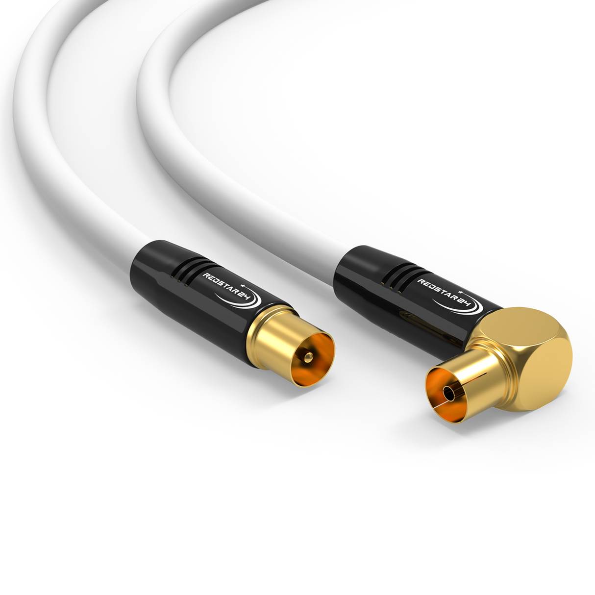 RedStar24 TV Antennenkabel Koaxial 135dB – HDTV, DVB-T2, Radio, DAB, 4K UHD