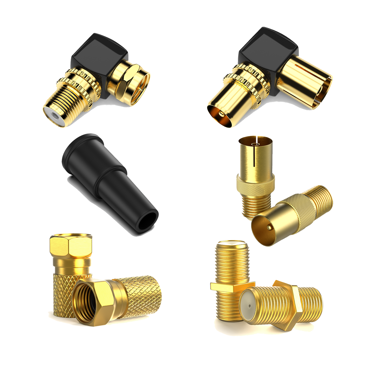  F-Stecker & Adapter für SAT- und TV-Anlagen – RedStar24