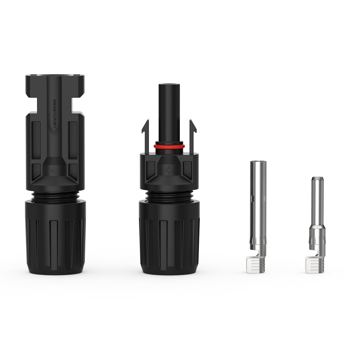 Solarstecker‑Set (m/w) für Photovoltaik – 6/10/12 Stück inkl. 2 Spanner