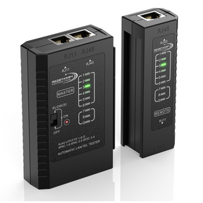 RedStar24 Netzwerktester – LAN Kabeltester für RJ45, RJ11, RJ12 & CAT6–CAT8