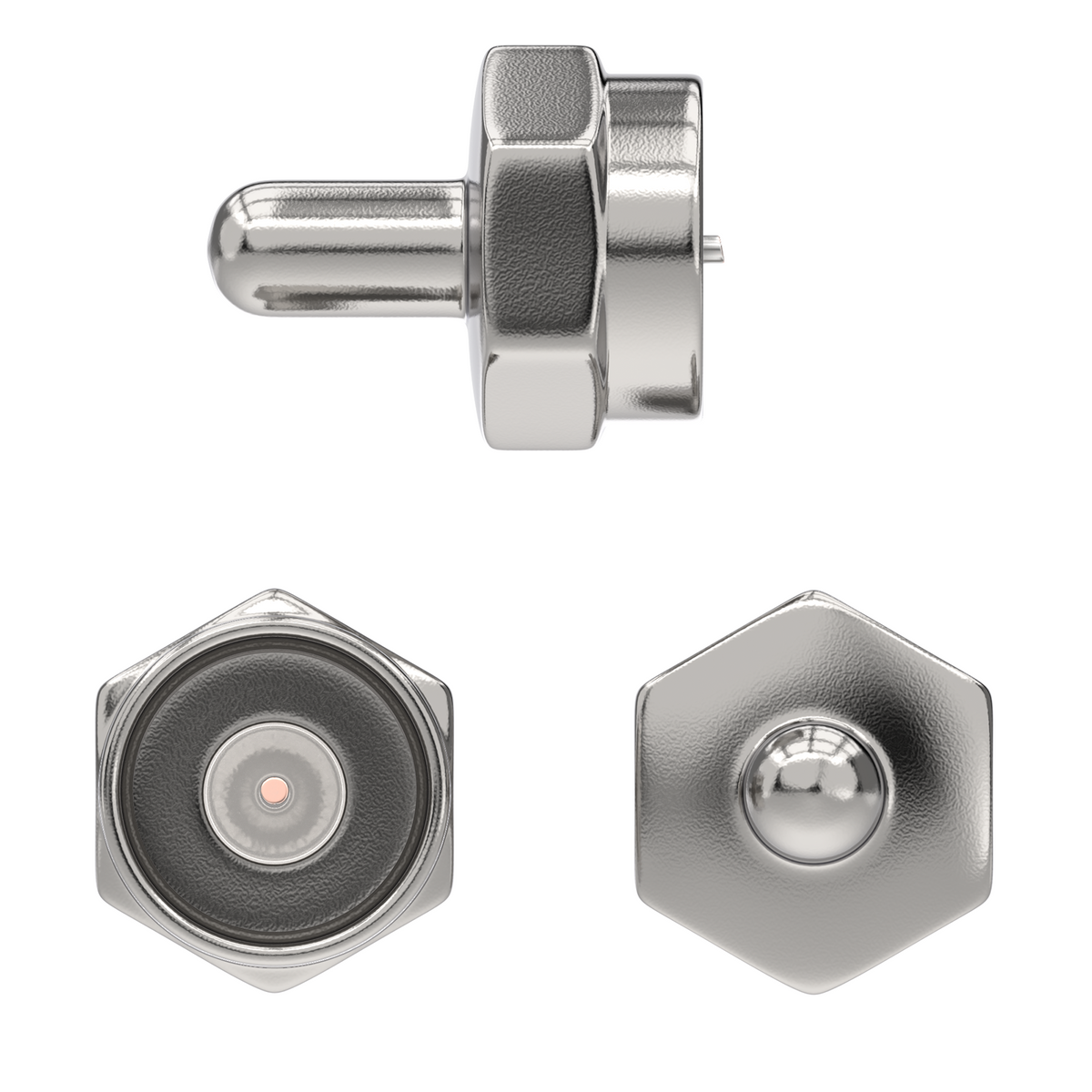 RedStar24 Terminateur F 75 Ohm – Lot de 10 – Terminaison de câble coaxial satellite – Entièrement métallique, résistant à la corrosion
