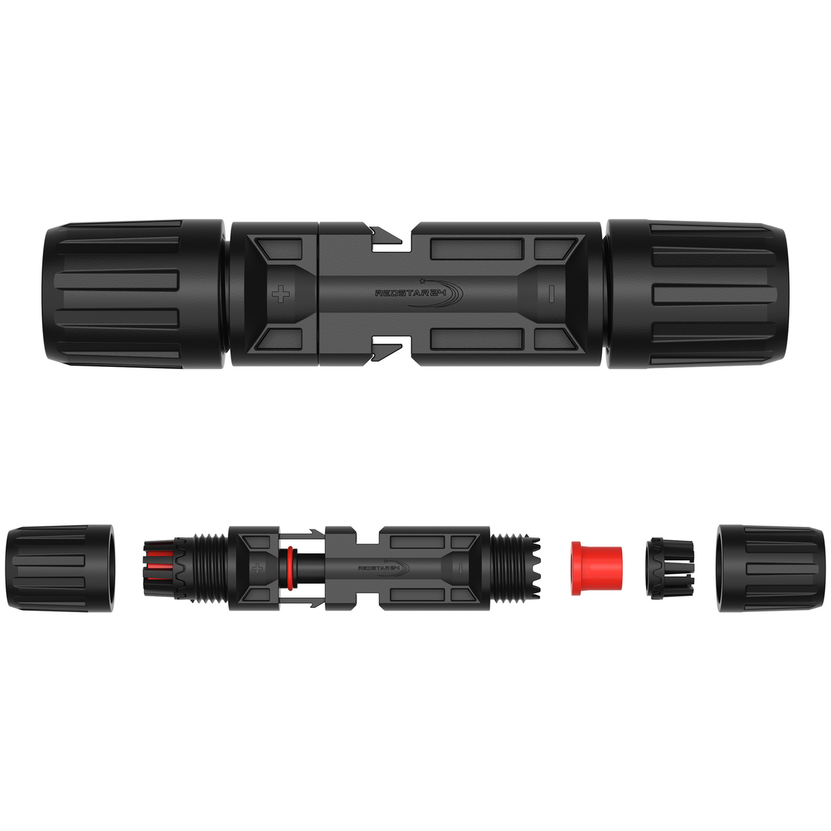 Solar connector set (m/f) for photovoltaics – 6/10/12 pieces including 2 spanners