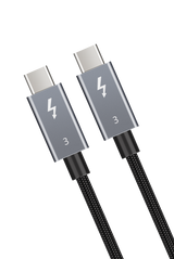 Thunderbolt 3 Kabel 0,7m 1m 2m – Dual-4K / 5K Video & 100W Laden