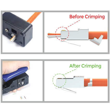 Pass-Through RJ45 Netzwerkstecker für Cat.7 Verlegekabel – RedStar24