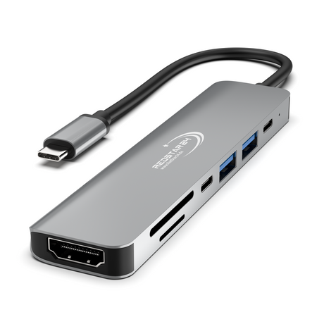 USB C Hub 7-in-1 – RedStar24 Dockingstation für TV, Tablet & Notebook