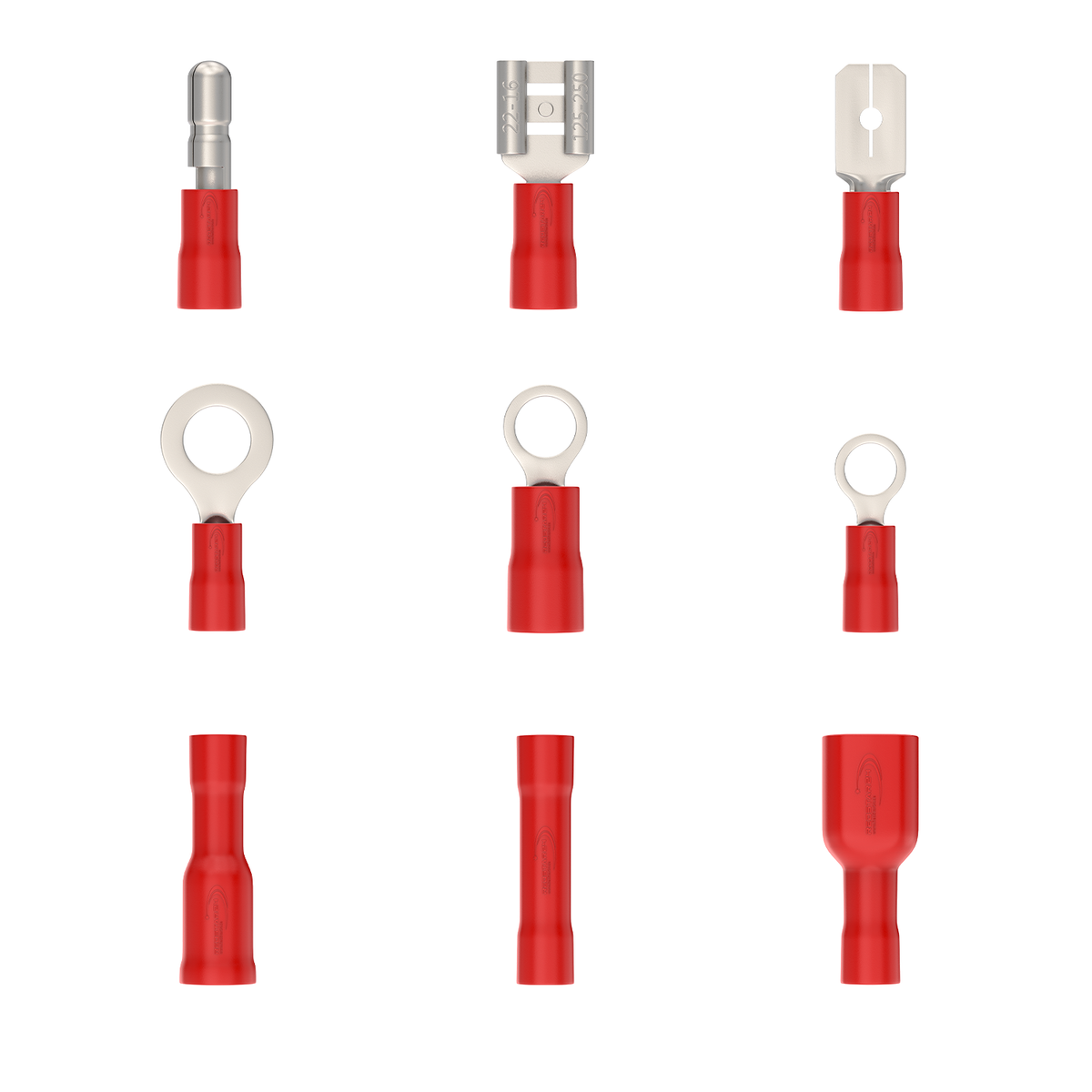 RedStar24 cable lug set 700 pieces – 27 types of insulated cable lugs in red, blue &amp; yellow for 0.5–6 mm²