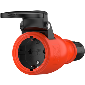 Baustellen Schuko Schutzkontaktkupplung RedStar24 wetterfest