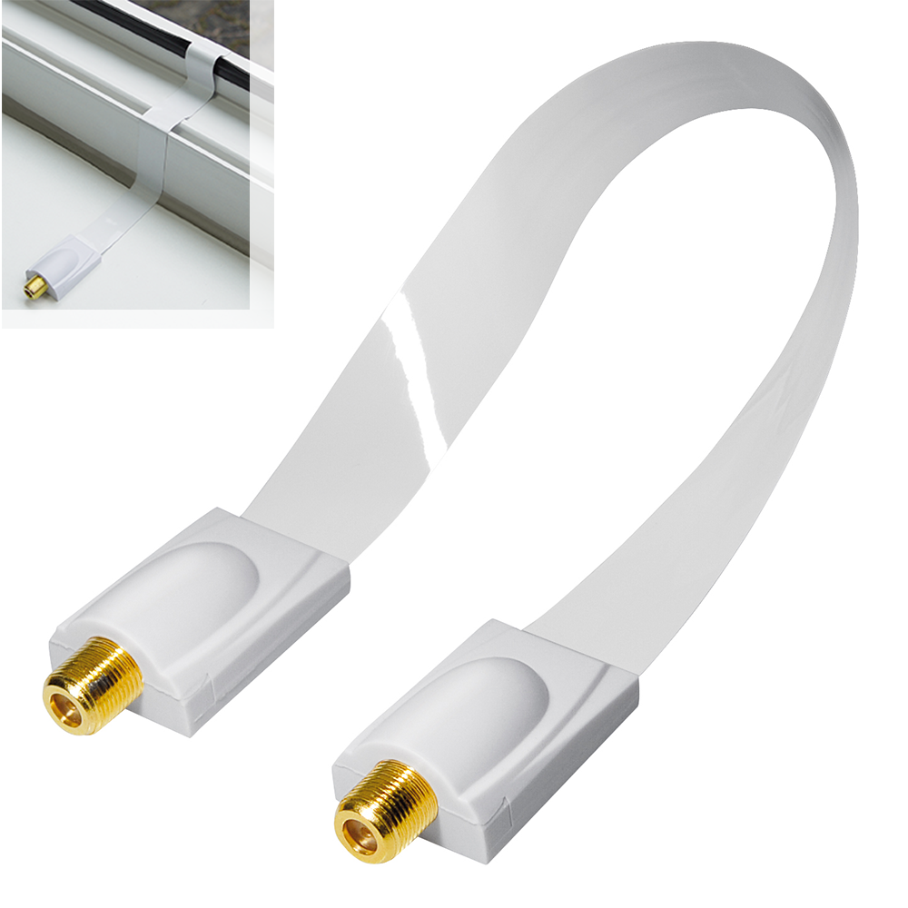 SAT Flachkabel für Fenster und Türen – HDTV UHD DVB-S/S2 kompatibel