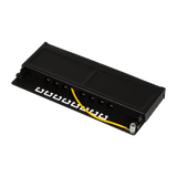Geschirmtes Cat.6A Patchpanel – platzsparend, 0,5 HE