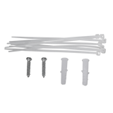 LogiLink Patchpanel Cat.6A – 8-Port RJ45, geschirmt, kompakt für Wand- & Desktopmontage, PoE/PoE+/PoE++, Schwarz (RAL 9005)
