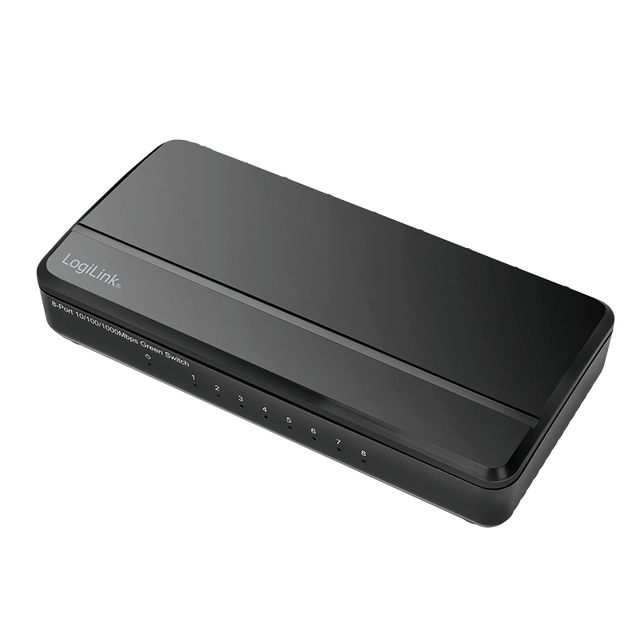 LogiLink NS0106 8-Port Gigabit Ethernet Switch – Desktop Modell