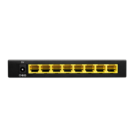 Kompakter 8-Port Gigabit Switch Metallgehäuse – LogiLink
