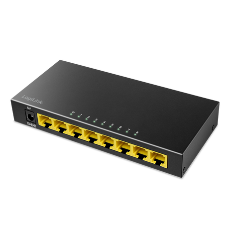 LogiLink NS0117 8-Port Gigabit Ethernet Switch – Desktop Modell