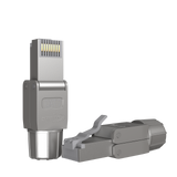 RedStar24 RJ45 Stecker werkzeuglos CAT 7 / CAT 6a – 10 Gbit/s, geschirmt, AWG 22–24