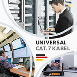 Cat7 Verlegekabel S/FTP 1000 MHz – Orange, LSZH (Eca), 23 AWG, PiMF