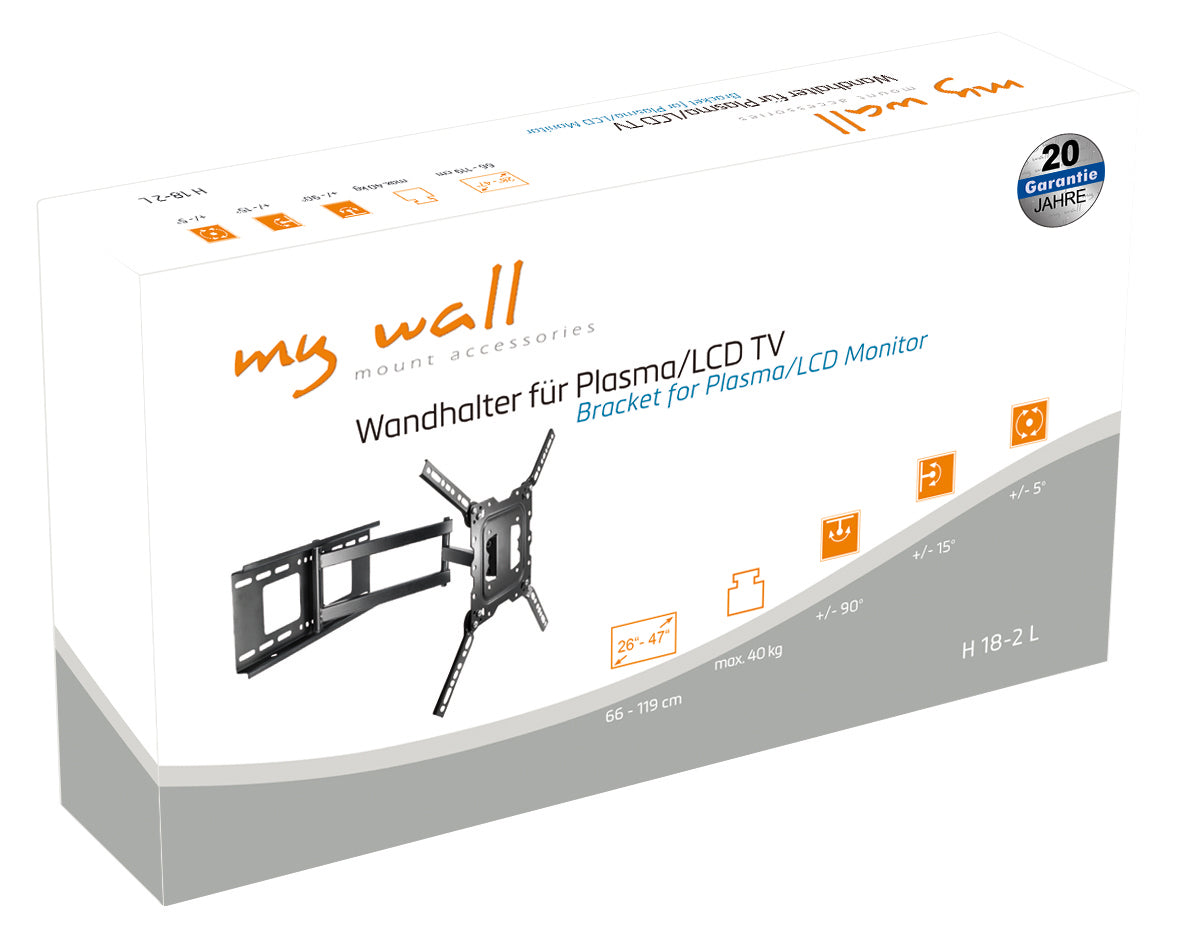 my wall Schwenkbarer TV Wandhalter (H 18-2 L)