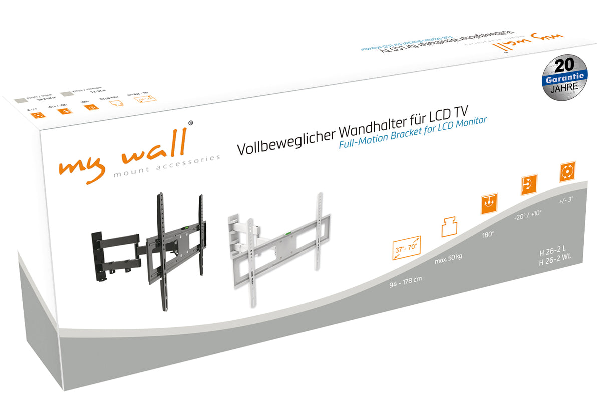 my wall Vollbeweglicher Wandhalter für LCD TV (H 26-2 WL)
