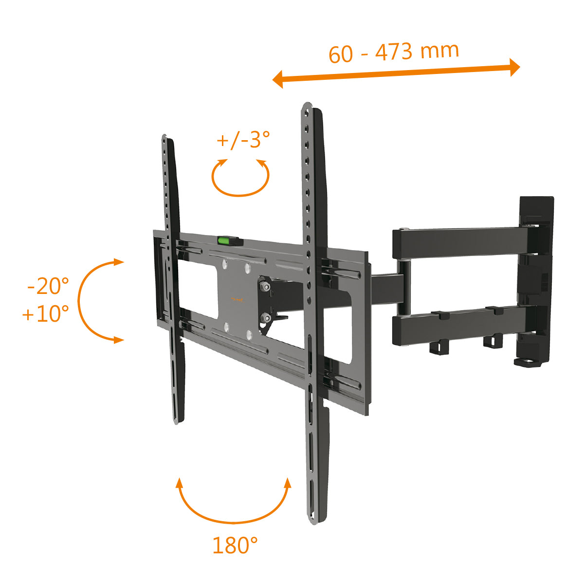 my wall Vollbeweglicher Wandhalter für LCD TV (H 26-2 L)