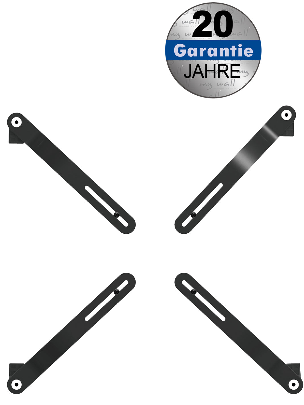 my wall Vierarm Monitor Adapter für Nicht-VESA Monitore (HA 6 L)
