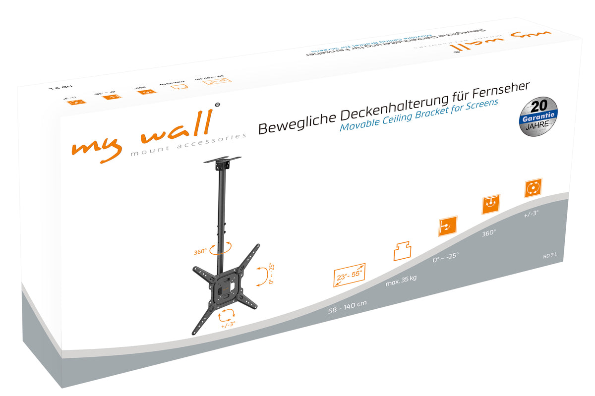 my wall Bewegliche TV Deckenhalterung (HD 9 L)