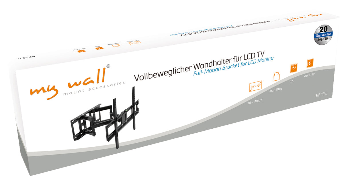 my wall Vollbeweglicher Wandhalter für LCD TV (HF 19 L)