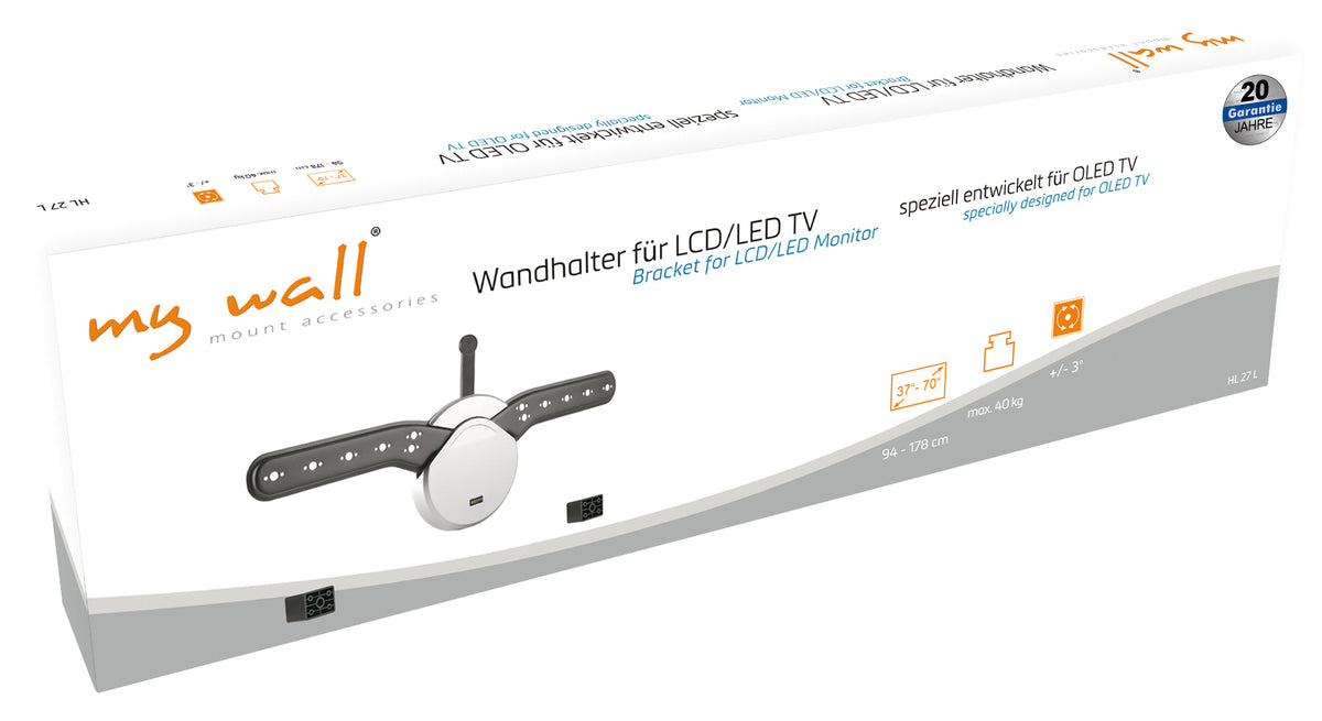 my wall Wandhalter für LCD / LED TV speziell entwickelt für OLED TV (HL 27 L)