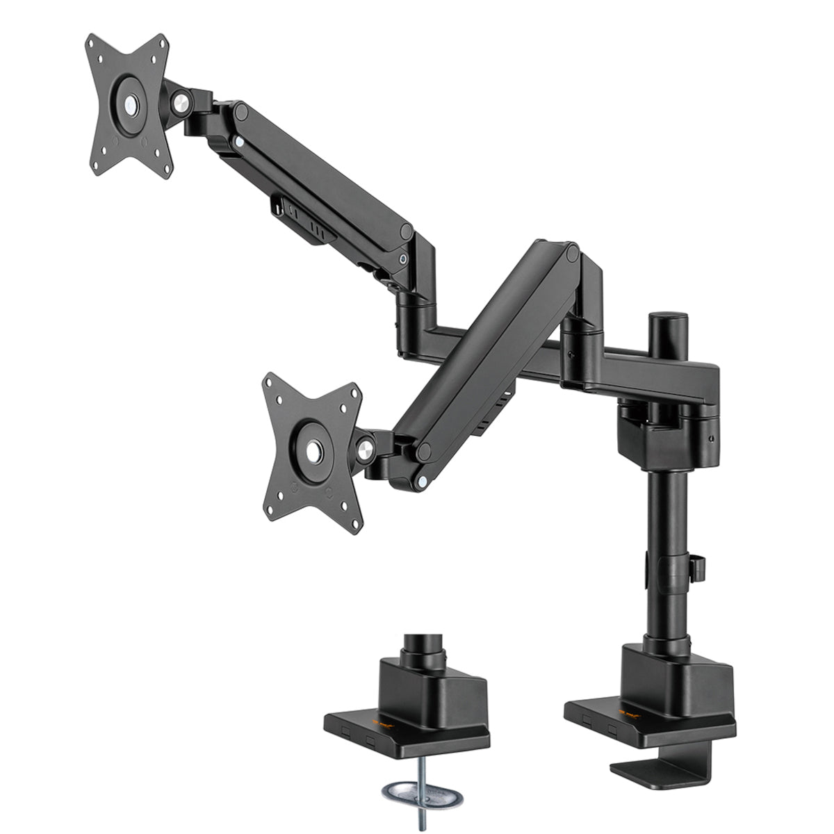my wall Vollbeweglicher Tischhalter für 2 Flachbildschirme (HL 51-2 L)