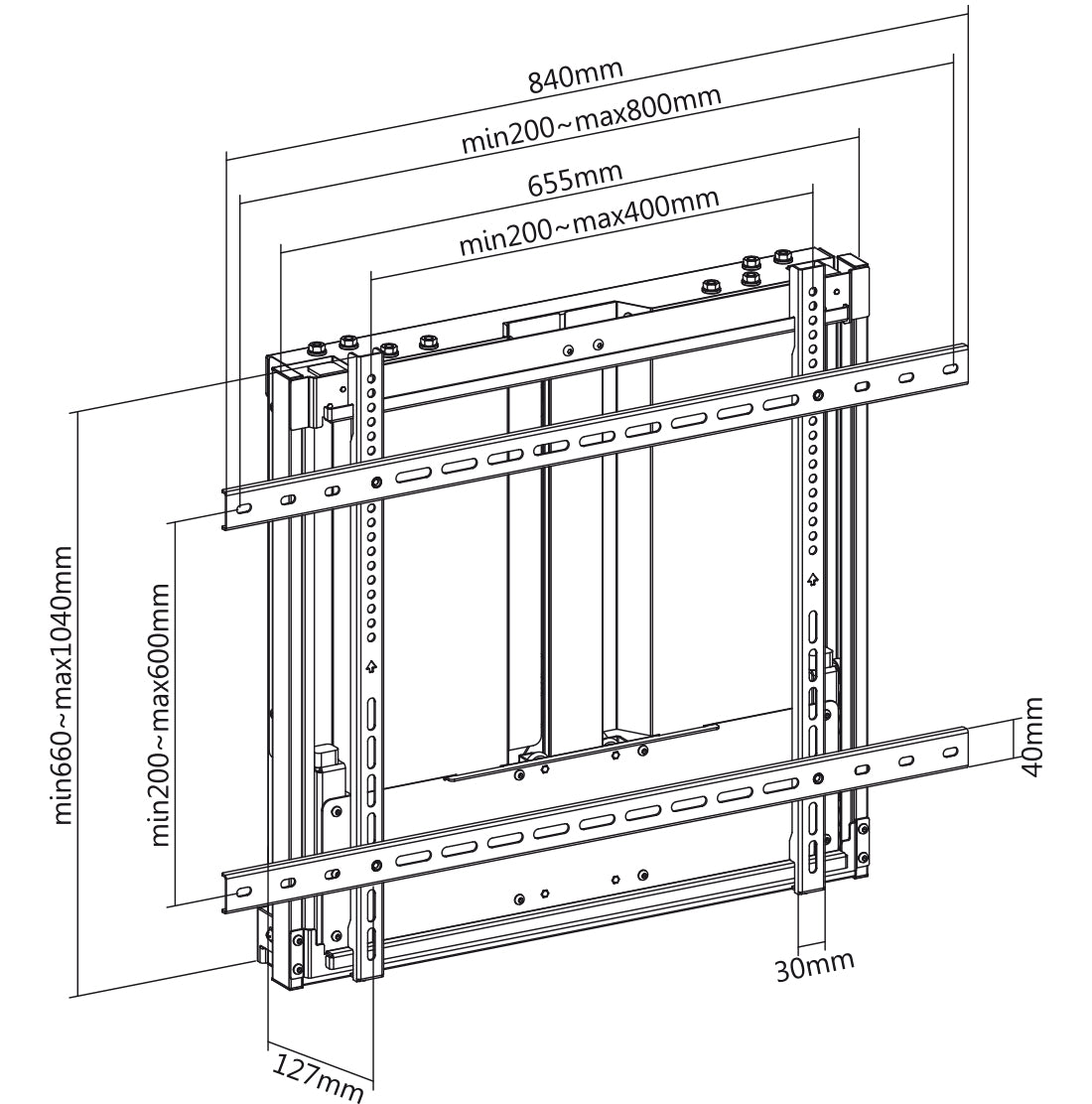 my wall Interaktive Whiteboard und TV Halterung (HP 34-1 L)