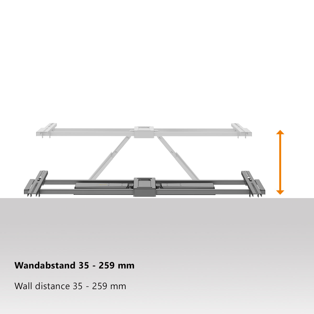 my wall TV Wandhalterung schwenkbar für XXL Fernseher (HP 46 L)