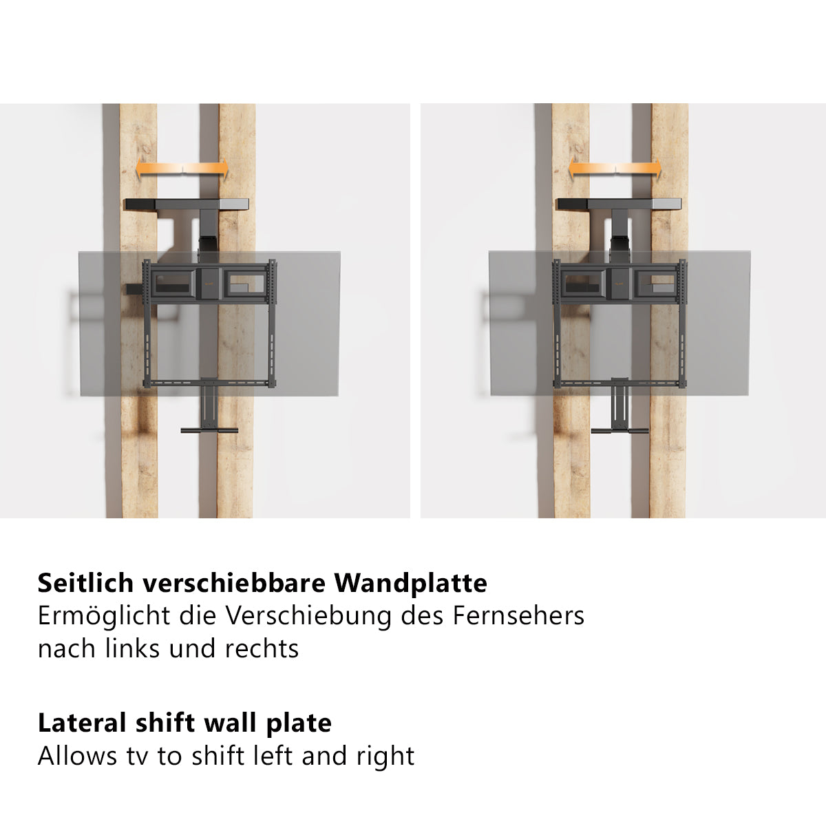 my wall 4-fach verstellbare TV Wandhalterung (HP 56 L)