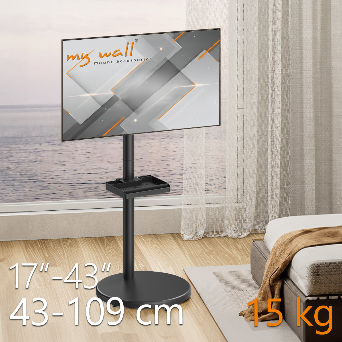my wall TV Ständer mit Rollen (HP 90 L)