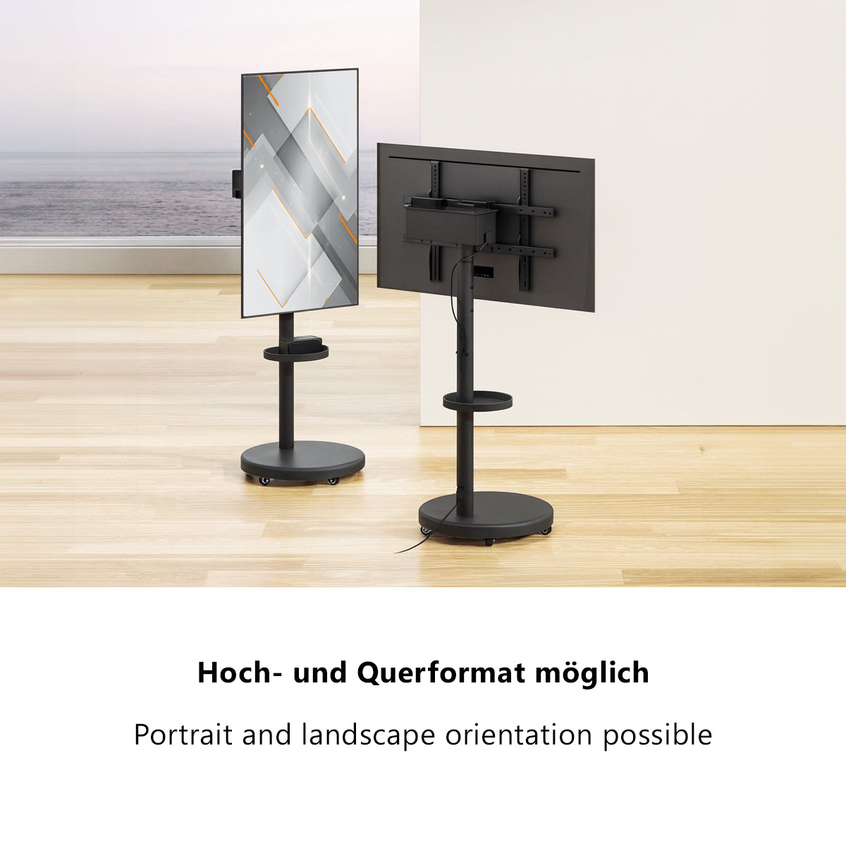 my wall TV Ständer mit Rollen (HP 91 L)