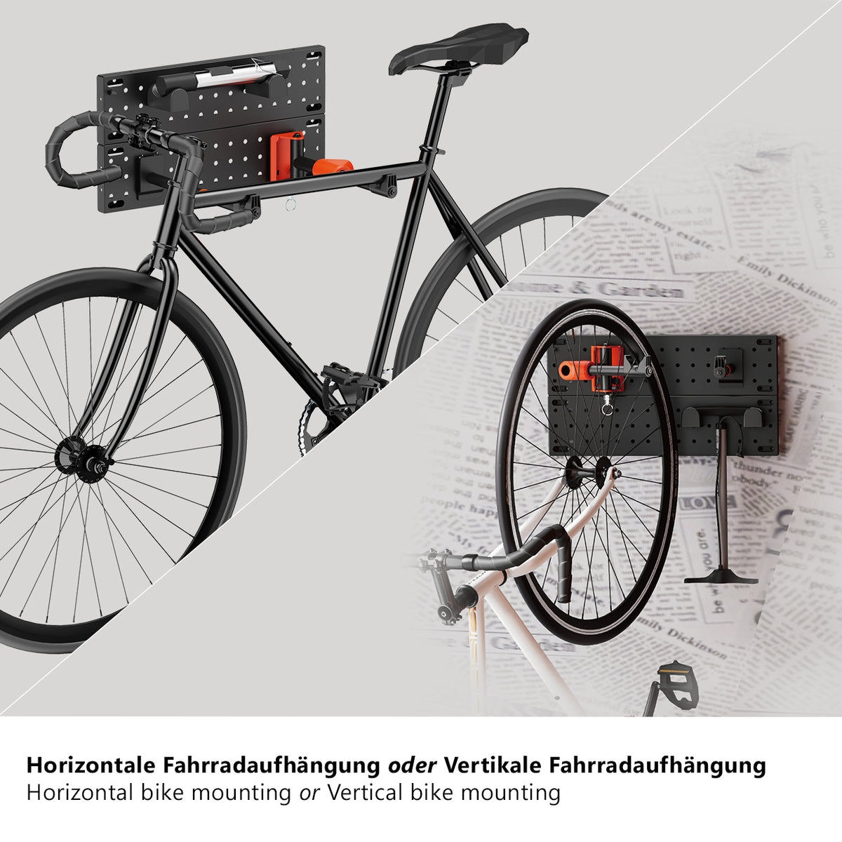 my wall Fahrrad Wandhalterung vertikal & horizontal (HR 14 L)