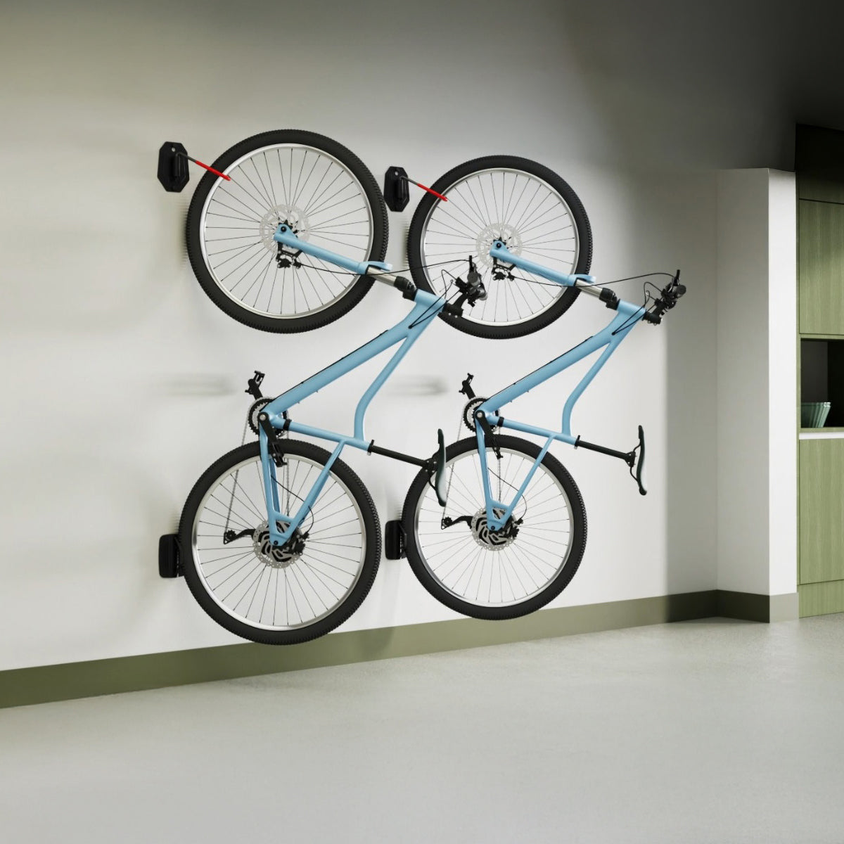 my wall 2er Pack Fahrrad Wandhalterung schwenkbar (HR 15 L)