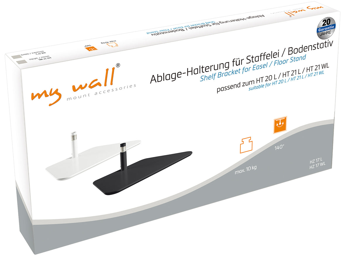 my wall Ablage-Halterung für Staffelei / Bodenstativ (HZ 17 WL)